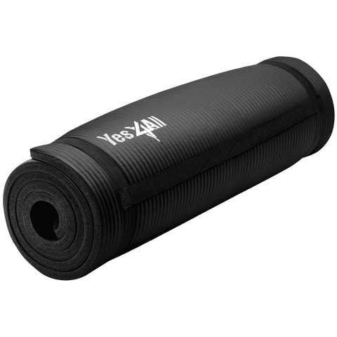 Extra Thick Exercise Yoga Mat with Carry Strap